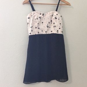 NWT Volcom mini palm tree print Dress. Size 7